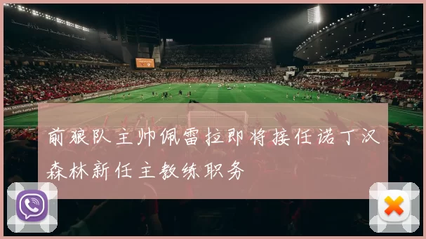 前狼队主帅佩雷拉即将接任诺丁汉森林新任主教练职务